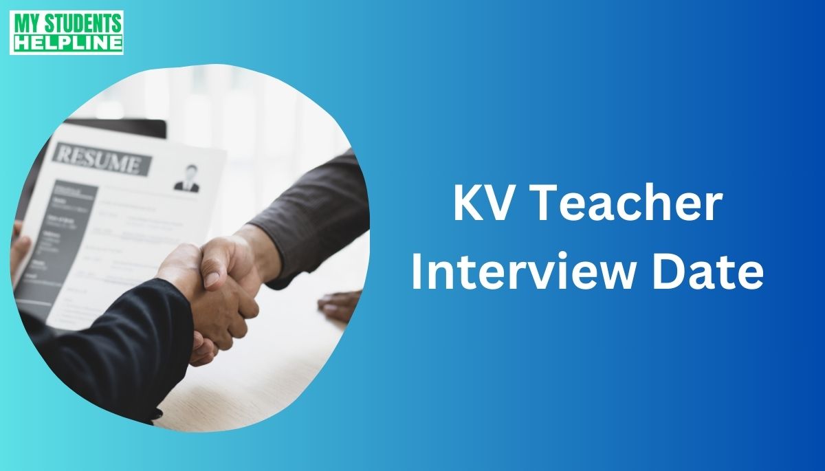 KV Teacher Interview Date