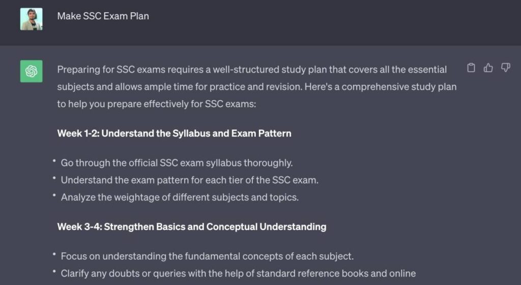 Make SSC Exam Plan
