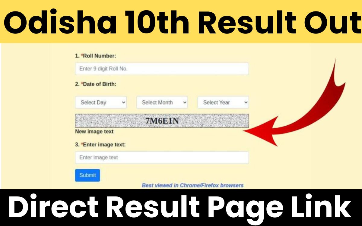 BSE Odisha 10th result out